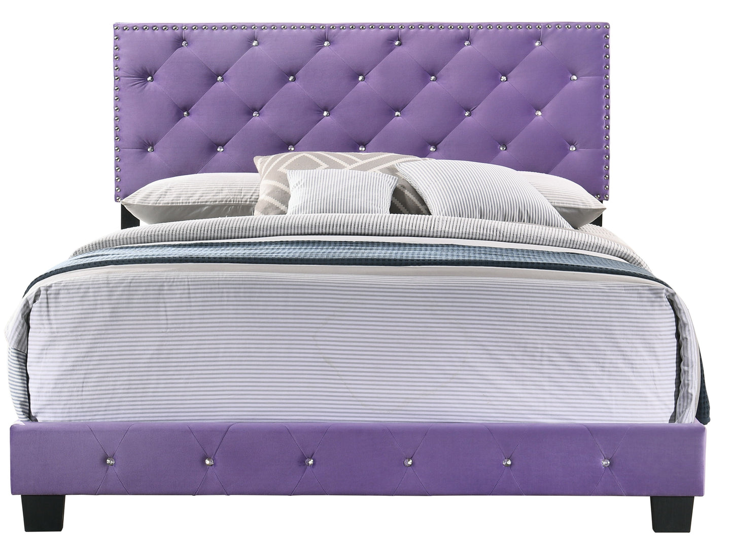 Suffolk - Queen Bed - Purple