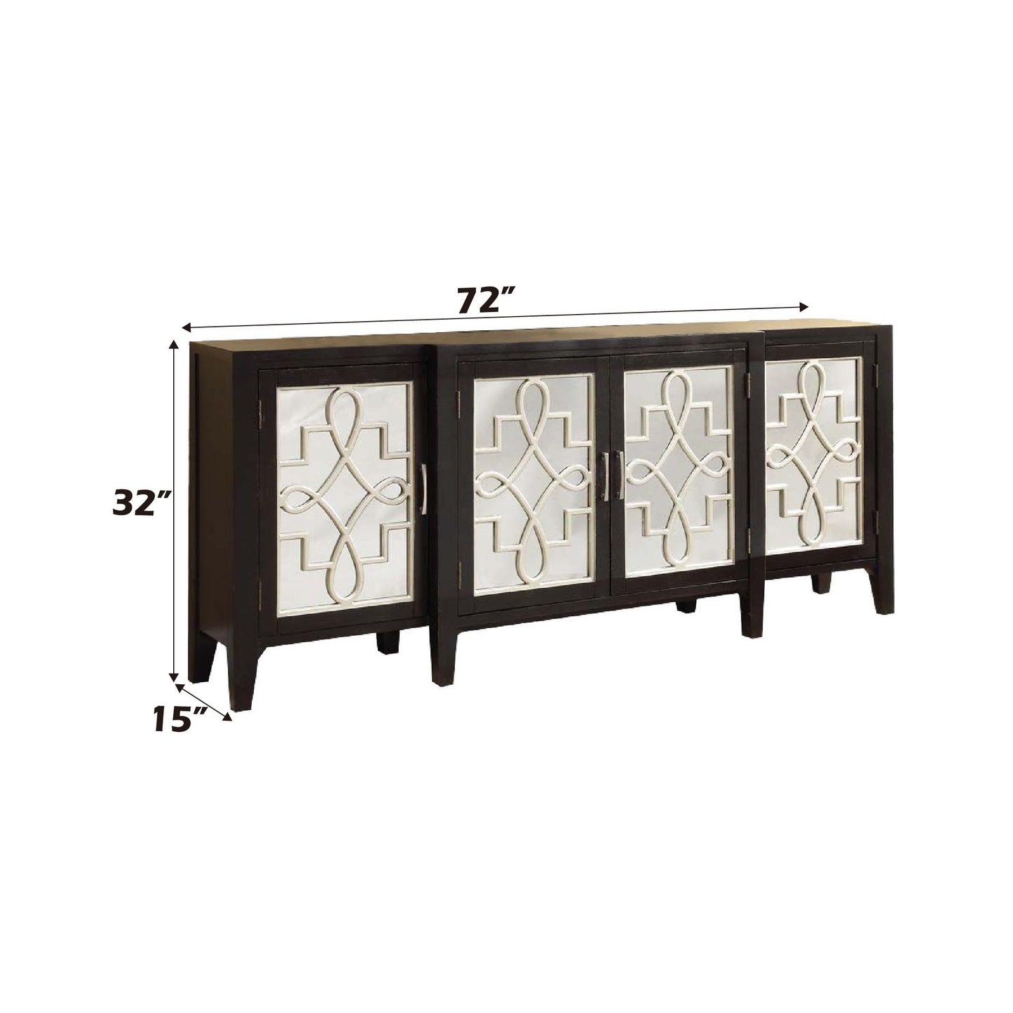 Kacia - Console Cabinet - Antique Black
