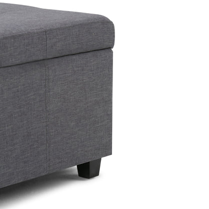 Castleford - Storage Ottoman - Slate Gray