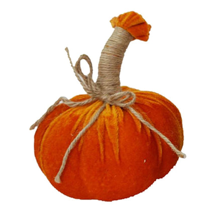 Pumpkin Ornament For Holiday Harvest Festival Fall Festival & Thanksgiving (Set of 6) - Orange