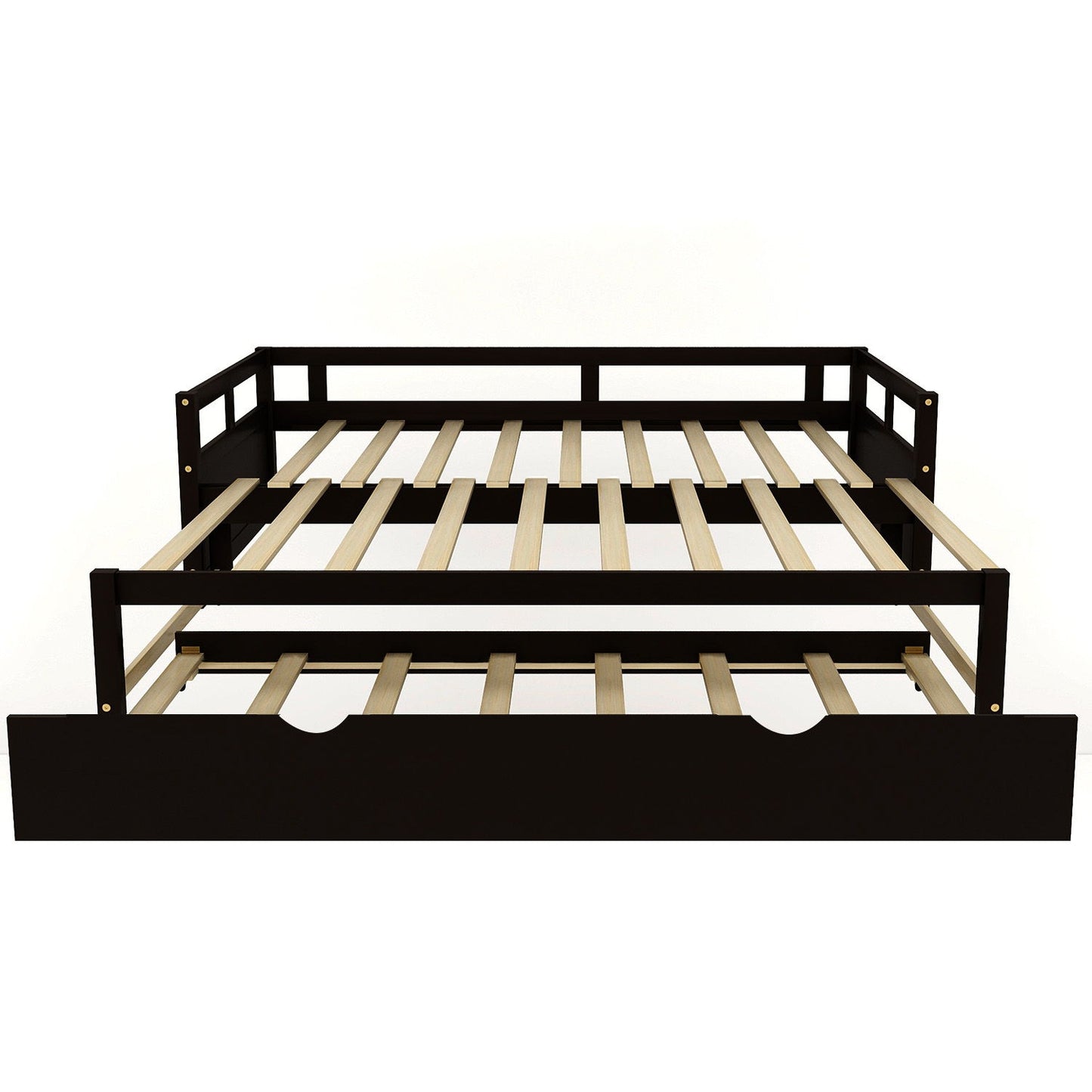 Extending Daybed With Trundle, Daybed With Trundle - Espresso
