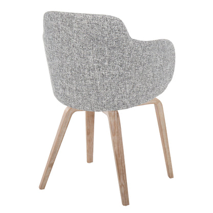 Boyne - Contemporary Dining / Chair (Set of 2) - Whitewashed / Dark Gray