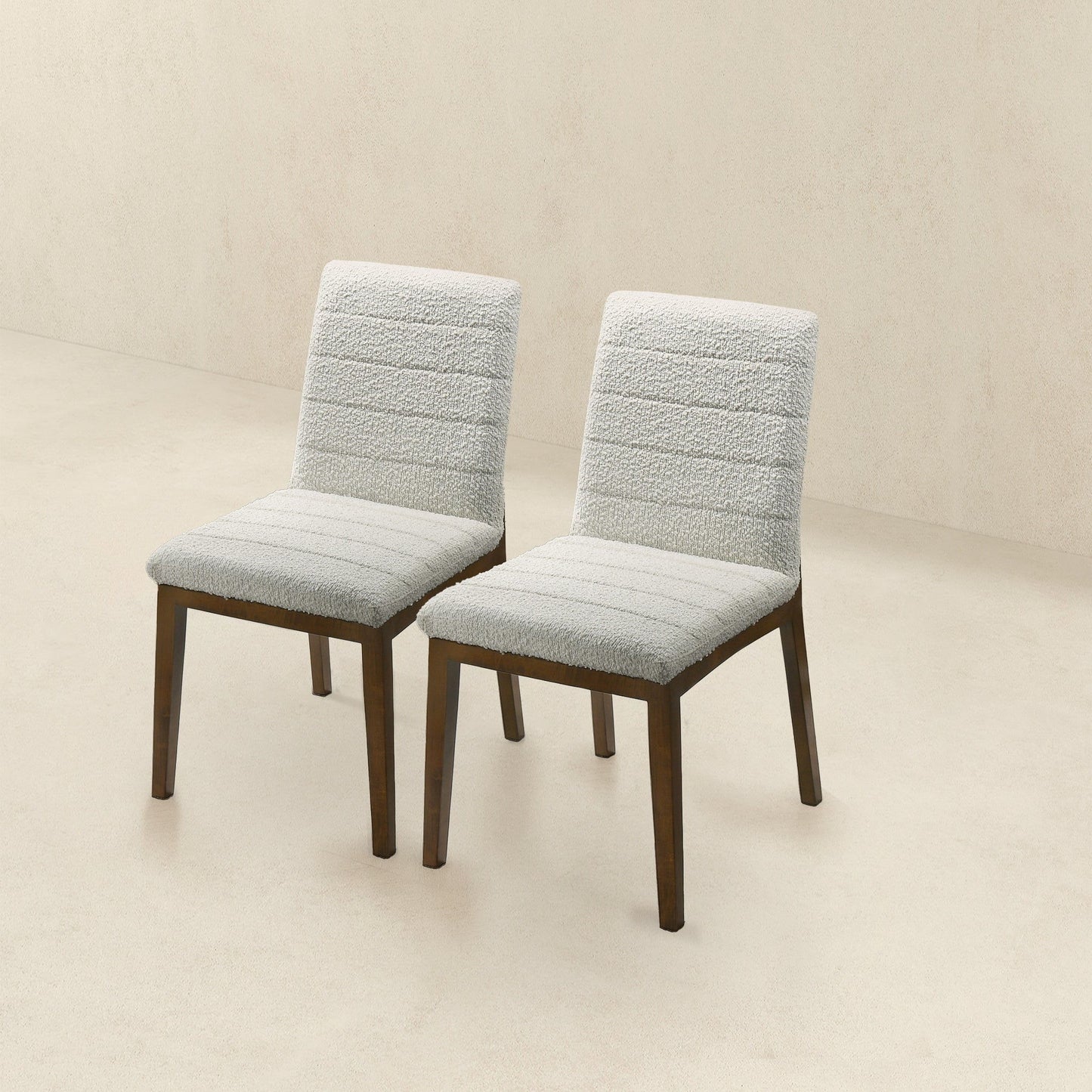 Ines - Dining Chair (Set of 2) - Brown / White