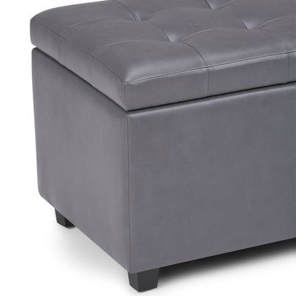 Cosmopolitan - Storage Ottoman - Stone Gray