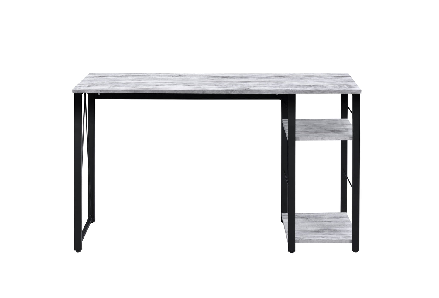 Vadna - Writing Desk - Antique White / Black