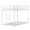 Adam - Twin Over Twin Metal Bunk Bed - White