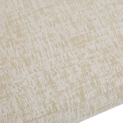 Contemporary Modern Accent Dining Chairs With Antique Gold Metal Frame (Set of 2) - Cream