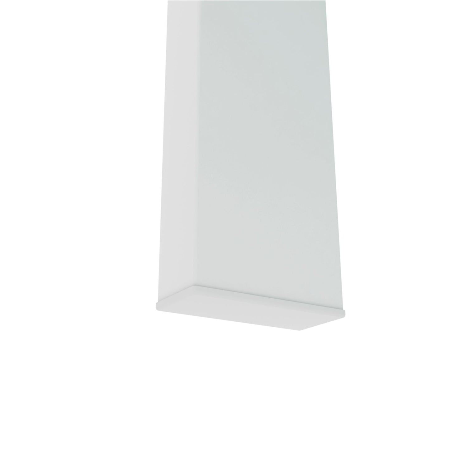 Clear Coffee Table, Modern Side Center Tables - White