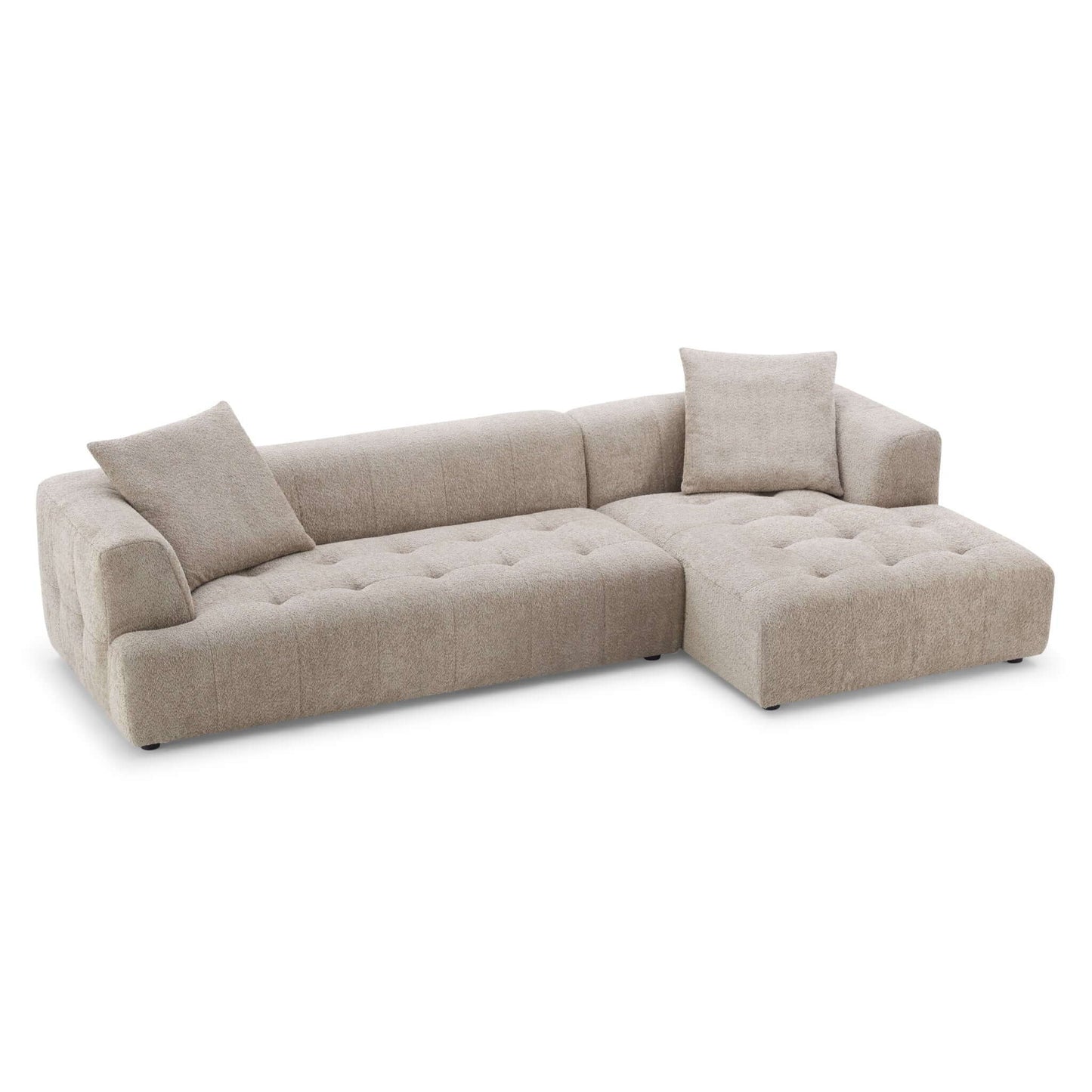 Kaynes - Right Sectional Sofa - Mocha