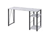 Vadna - Writing Desk - Antique White / Black