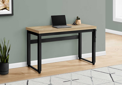 Computer Desk, Home Office, Standing, Adjustable, Laptop, Contemporary & Modern - Natural