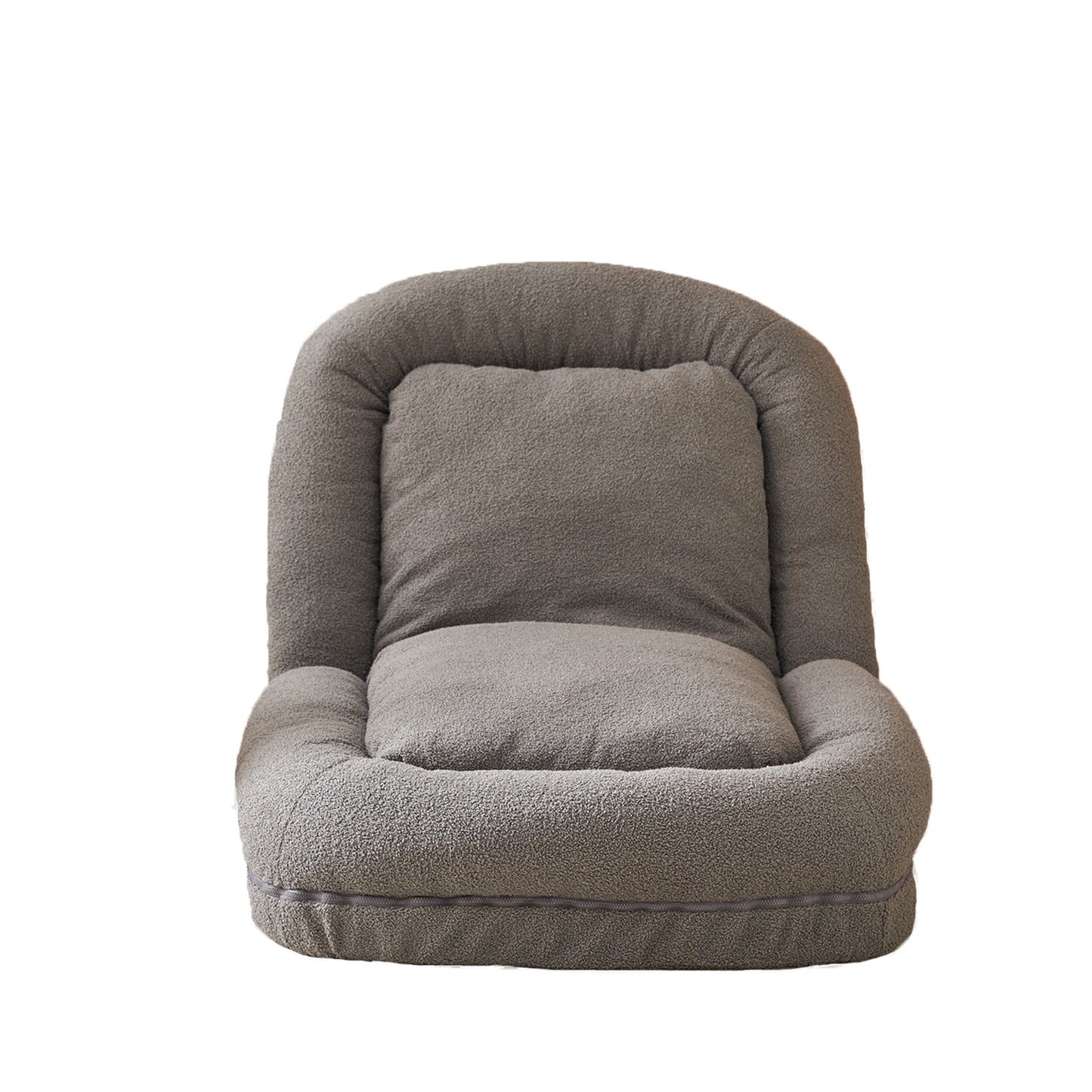 Triple Fold Down Metal Gray Sofa - Gray
