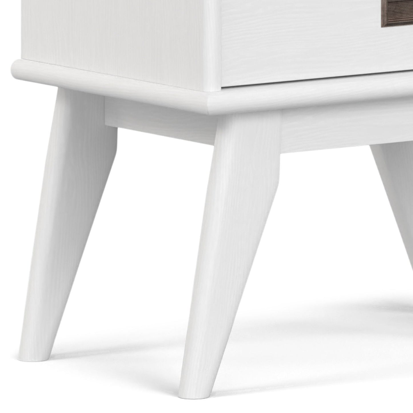Draper - Mid Century Bookcase And Storage Unit - White