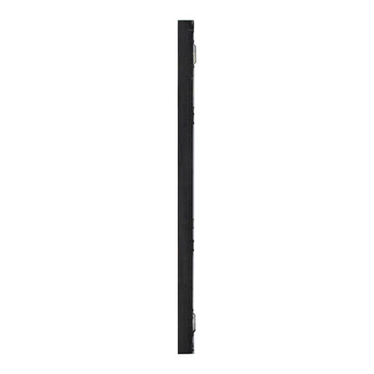 Rectangular Wooden Wall Mirror With Antique Frame, Vertical Or Horizontal Home Decor For Living Room (Set of 2) - Black