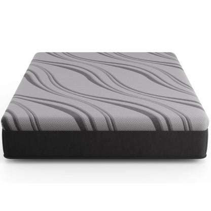 Bib Nl - 12" Twin XL Pro Gel Hybrid Medium - Dark Gray