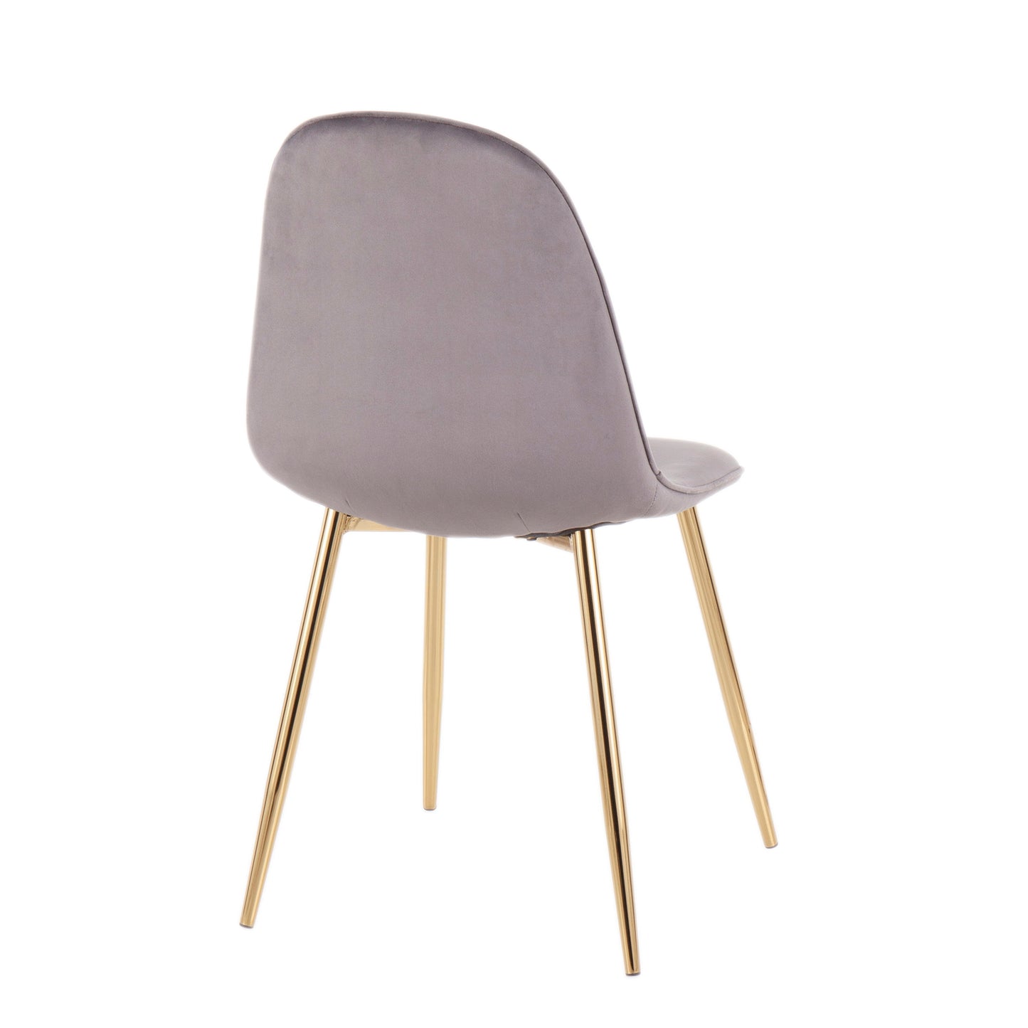 Pebble - Contemporary Chair (Set of 2) - Gold / Gray