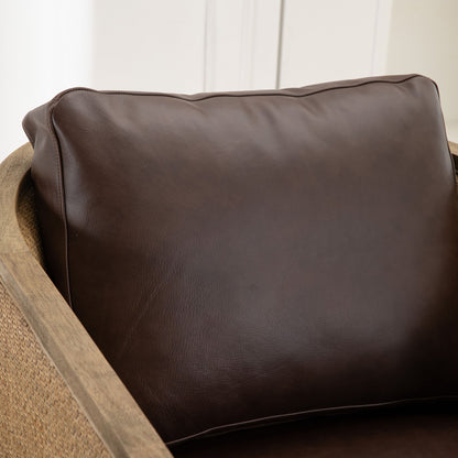 Swivel Barrel Chair, Comfy Round Accent Sofa Chair For Living Room, 360 Degree Swivel - Brown