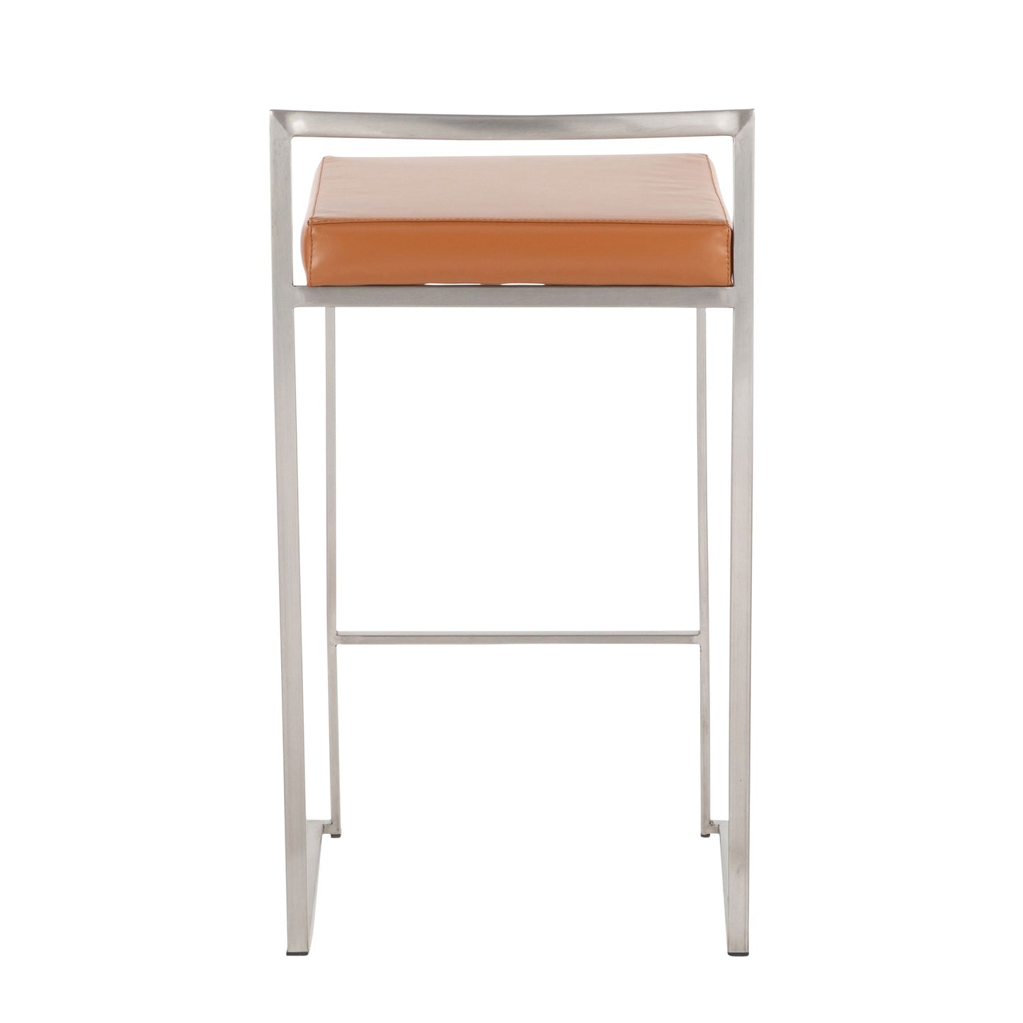 Fuji - Contemporary Stackable Counter Stool (Set of 2) - Camel