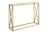 Accent Console Table For Entryway, Contemporary & Modern - Gold