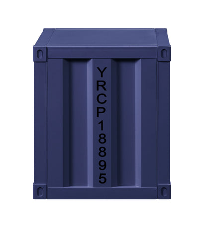 Cargo - Nightstand With USB - Blue