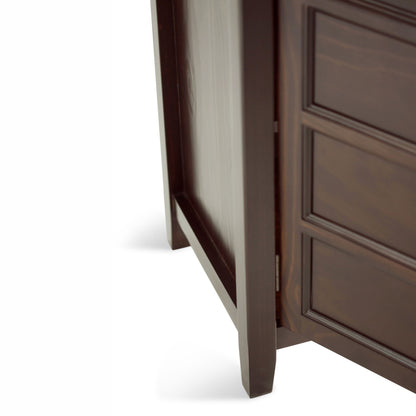 Burlington - Tall TV Media Stand - Mahogany Brown