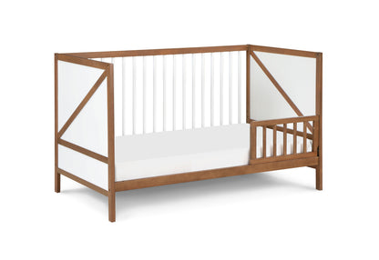 Pixie Zen - 3 In 1 Crib - Walnut / White