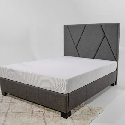 Regen - 8" King Size Cooling Copper Infused Memory Foam Mattress - White