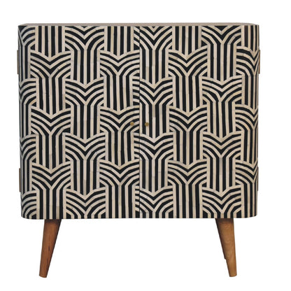 Inlay - Edessa Bone Cabinet - Black
