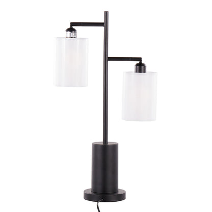 Cannes - Contemporary Table Lamp - Black / White