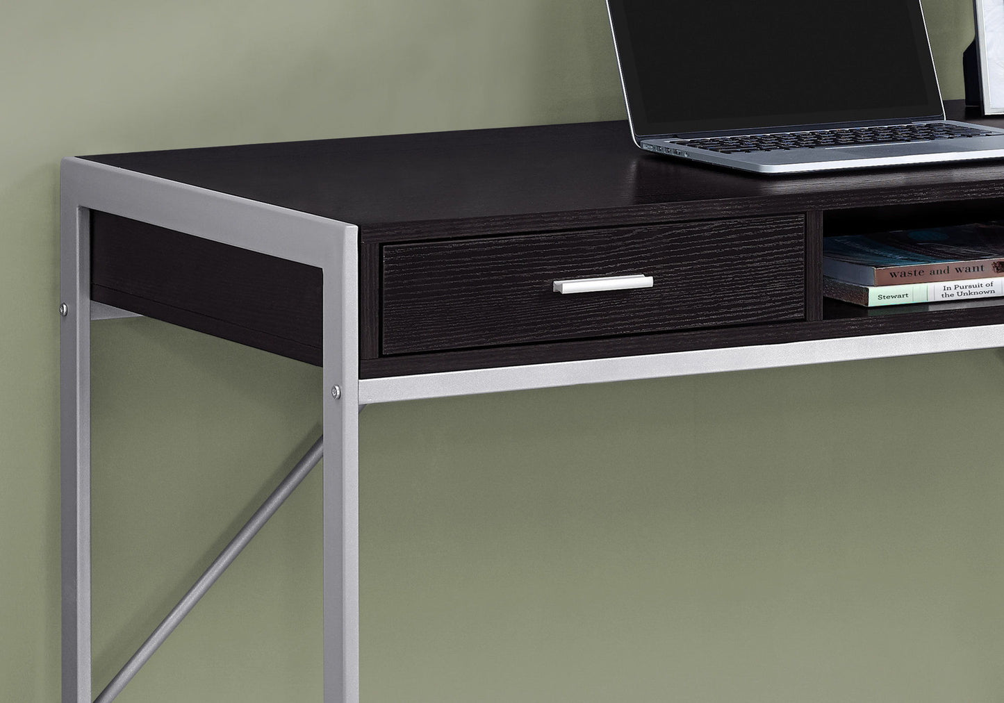 Computer Desk For Home Office, Storage Drawers, Contemporary & Modern - Espresso