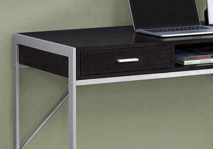 Computer Desk For Home Office, Storage Drawers, Contemporary & Modern - Espresso