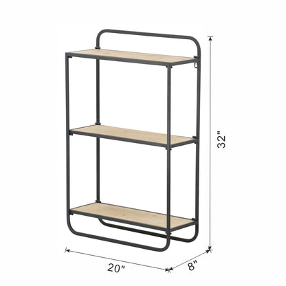 Wall Shelf - Black Brown