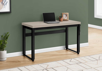 Computer Desk, Home Office, Standing, Adjustable, Laptop, Contemporary & Modern - Taupe