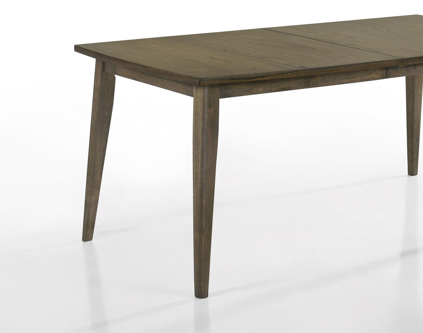 Bistro - Wide Vintage Contemporary Rectangle Dining Table - Walnut