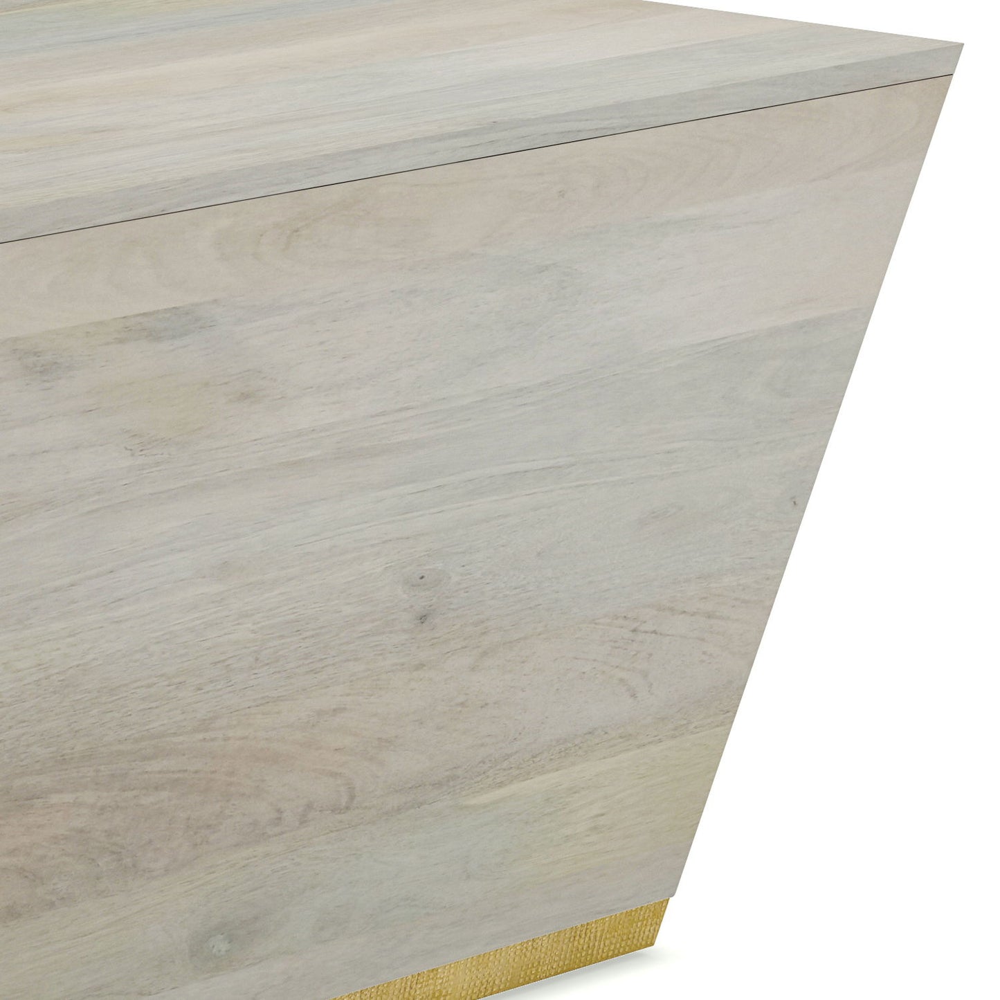 Abba - Square Coffee Table - White Wash