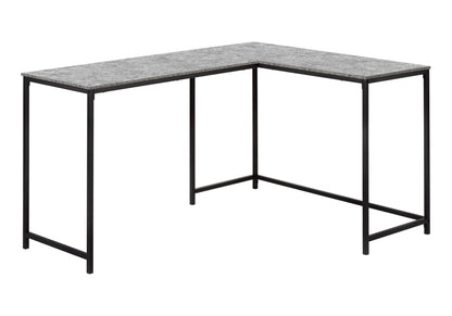 Computer Desk, Home Office, Corner, L Shape, Laptop, Contemporary & Modern - Gray