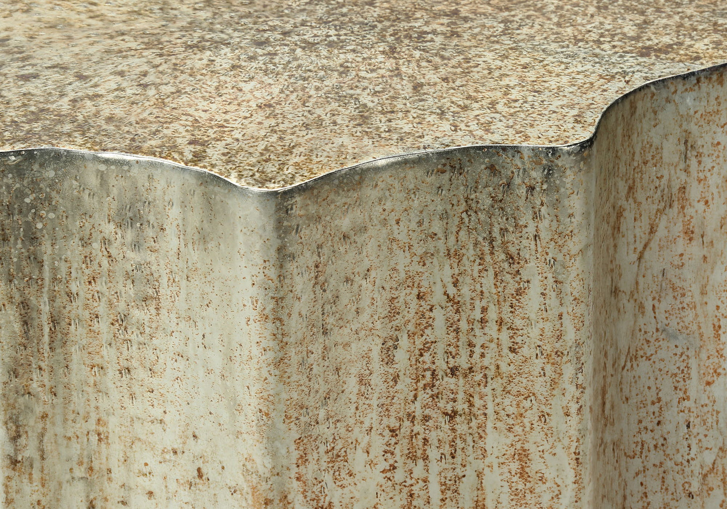Drum Accent Side Table, Contemporary & Modern - Gold