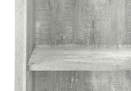 Bookshelf, Bookcase, Etagere, 5 Tier, For Office, Contemporary & Modern - Gray