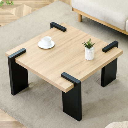 Coffee Table, Suitable For Modern Minimalist Living Rooms And Leisure Areas - Natural Wood