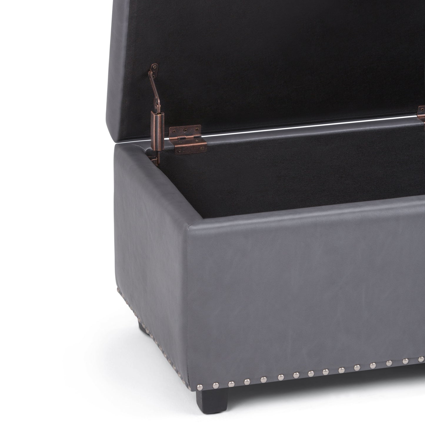 Hamilton - Storage Ottoman - Stone Gray