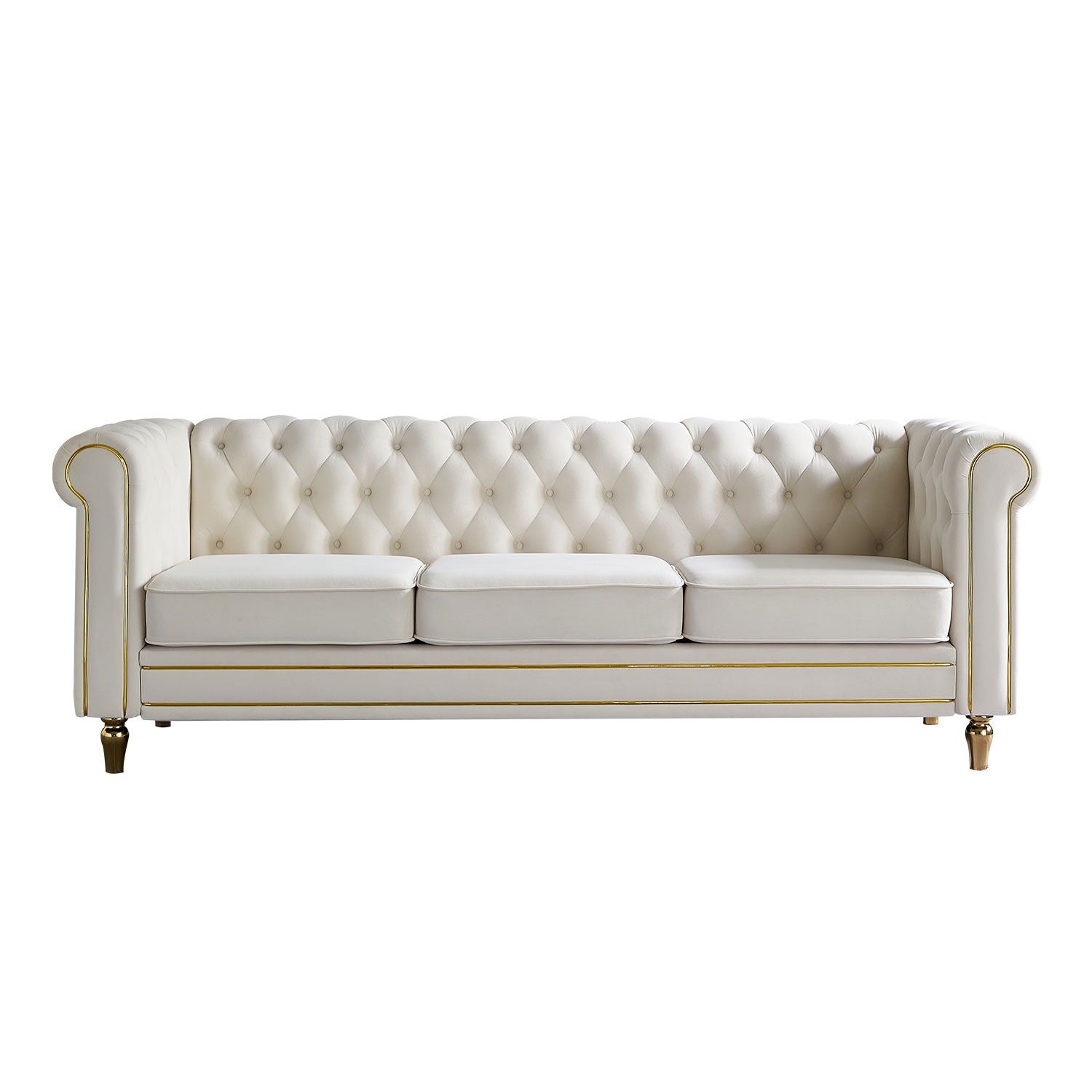 Chesterfield - Velvet Sofa 84.65