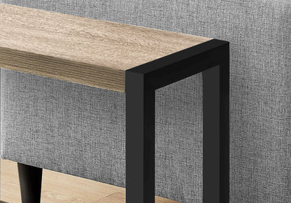 Accent Side Table, Narrow, Small, 2 Tier, Versatile Placement - Taupe