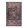 Maval - 9' X 12' Washable Area Rug - Burgundy