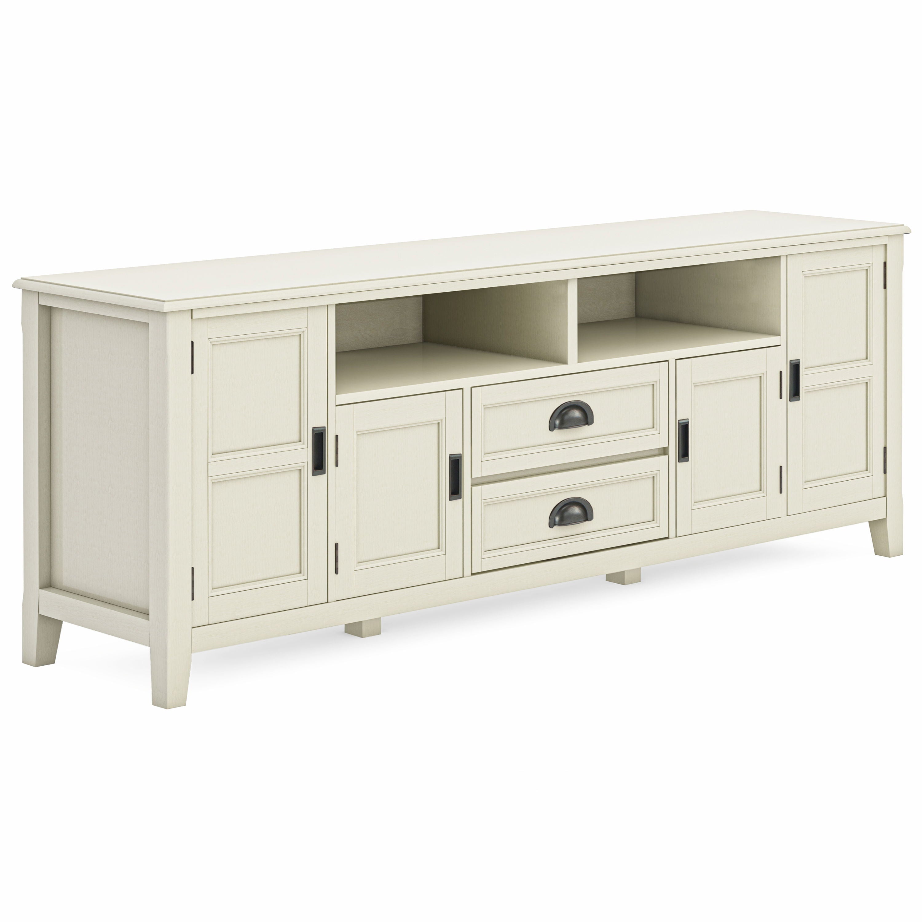 Burlington - TV Media Stand - Antique White