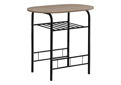 3 Pieces Dining Table Set, Small, Contemporary & Modern - Taupe
