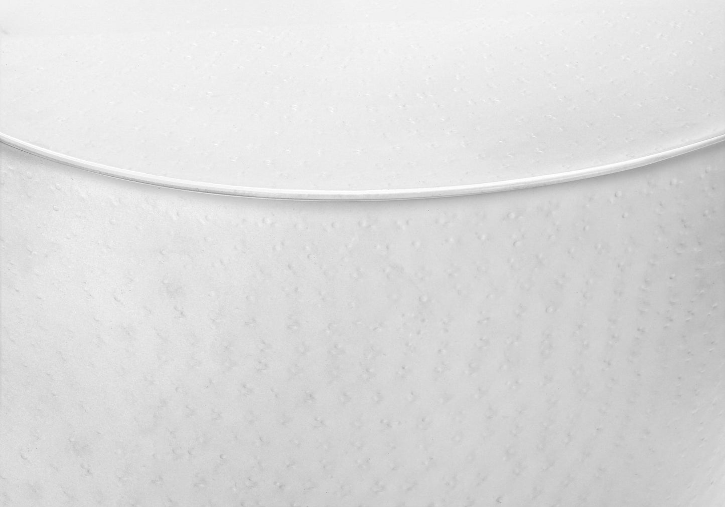 Drum Accent Side Table, Contemporary & Modern - White