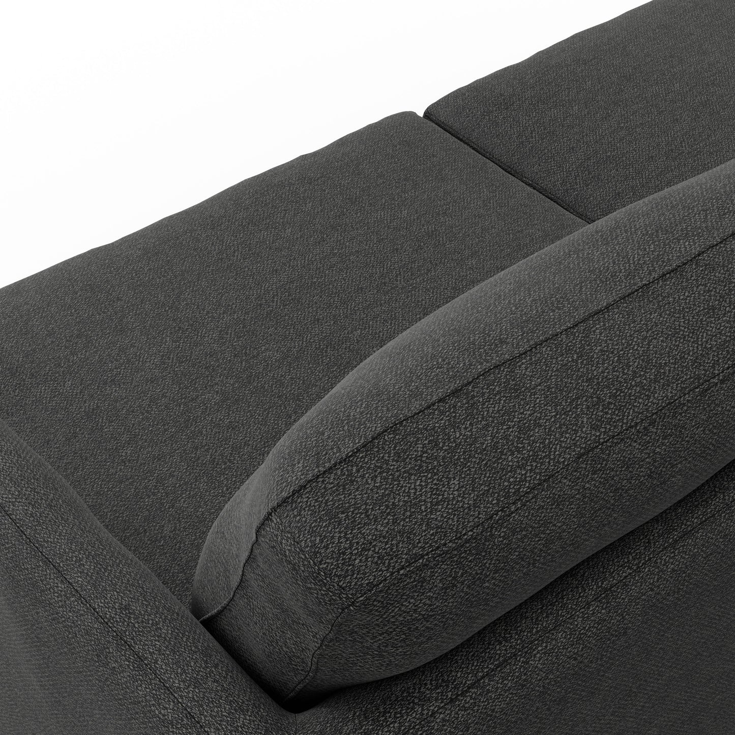 Livingston - Upholstered Sofa - Charcoal Gray