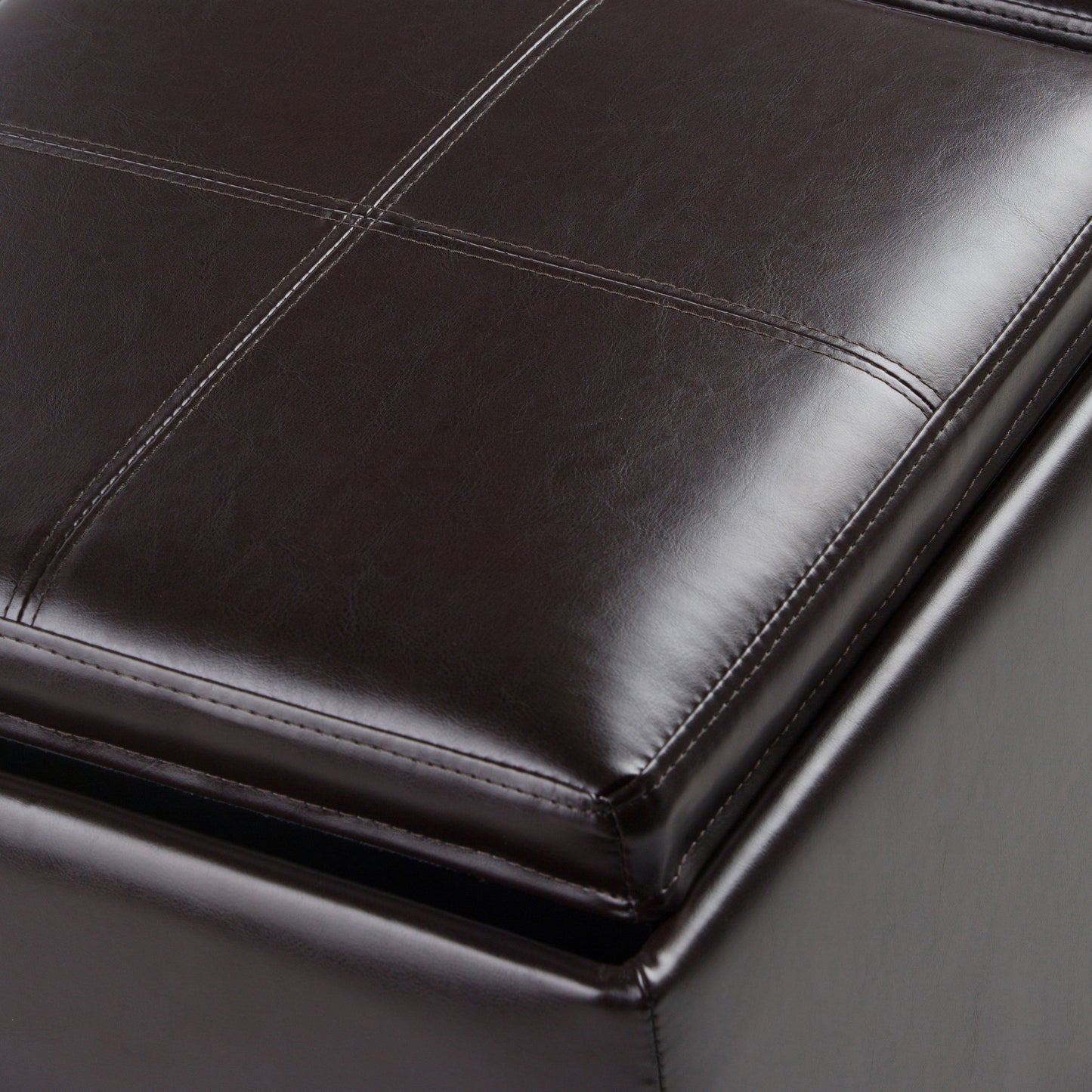 Avalon - 5 Piece Storage Ottoman - Tanners Brown