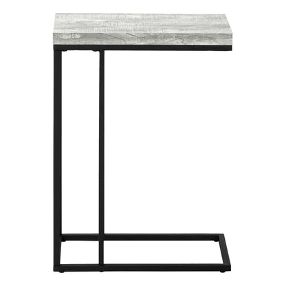Accent Table, C - Shaped, Contemporary Stylish - Gray