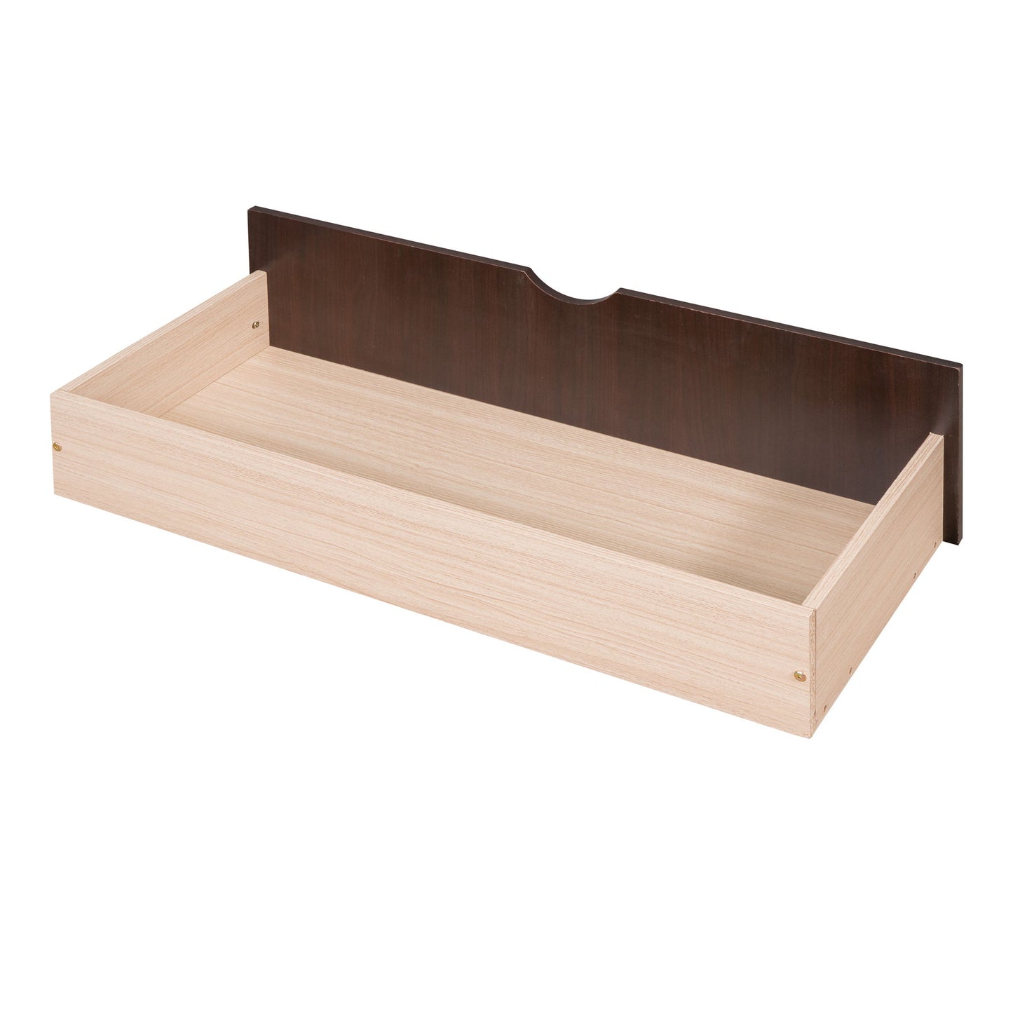 Twin Over Full Bunk Bed With Ladders And Two Storage Drawers - Espresso